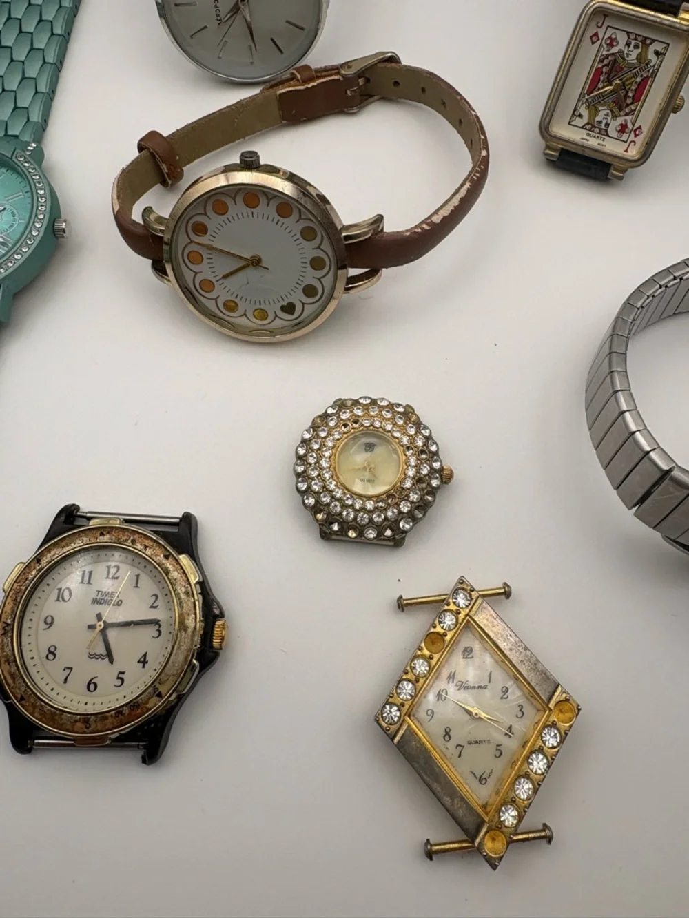 Lot of 14 Watches !For Parts or Repair! Multiple styles: Timex Indiglo & more
